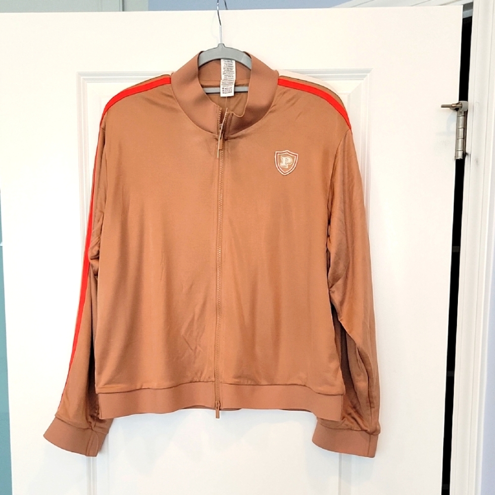 Victoria's Secret Track Star Full Zip Jacket Brown XL NWT - Picture 4 of 10